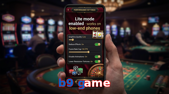 Payment and PKR controls in B9 Game